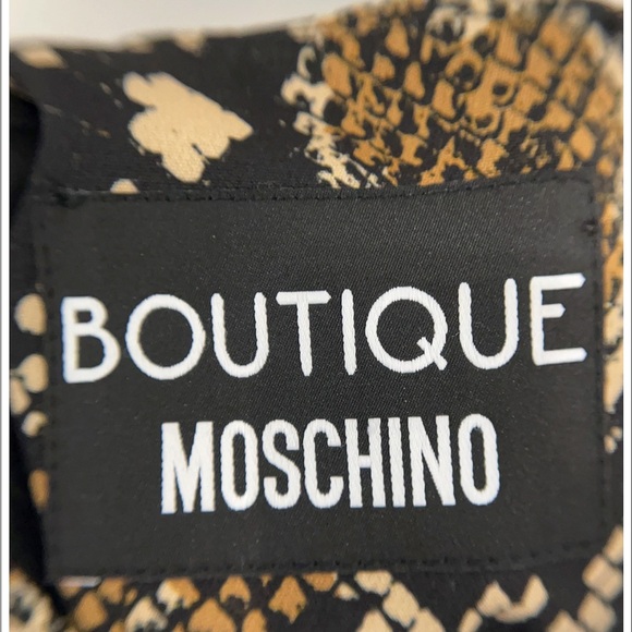 Boutique Moschino Animal Print Mini Dress Size US 10 - Picture 9 of 13